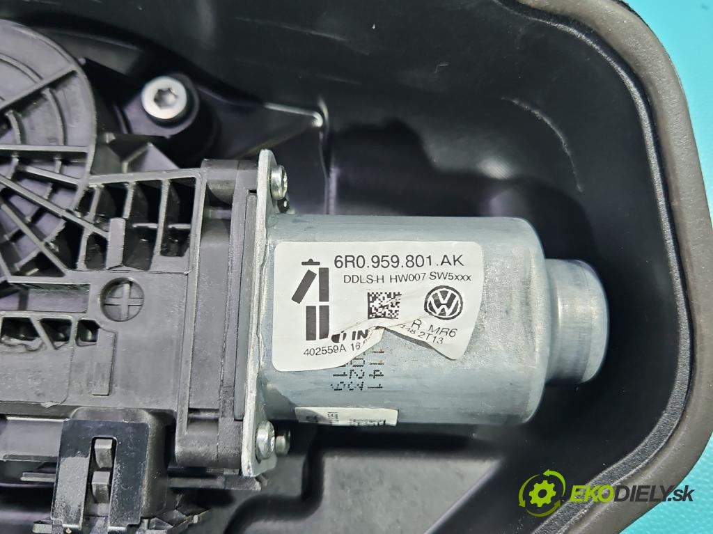 Seat Ibiza IV 6J 2008-2017 1.6 tdi 105 hp manual 77 kW 1598 cm3 5- mechanismus stahování přední levý 6R0959801AK