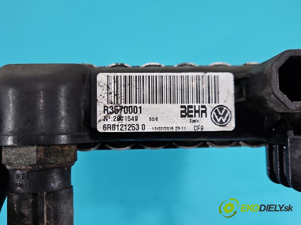 Seat Ibiza IV 6J 2008-2017 1.6 tdi 105 hp manual 77 kW 1598 cm3 5- Chladič vody 6R0121253 (Vodní chladič)