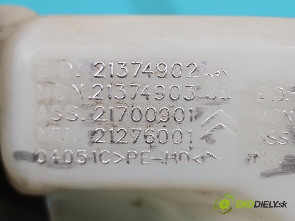 Peugeot Partner II 2008-2018 1.6 hdi 90 HP manual 66 kW 1560 cm3 5- nádržka tekutina: ostrekovačov 9671568380