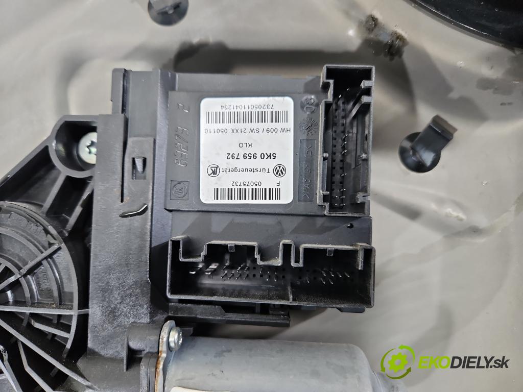 Skoda Octavia II 2004-2013 1.9 tdi 105 HP manual 77 kW 1896 cm3 5- mechanizmus okna predné pravý 5K0959792