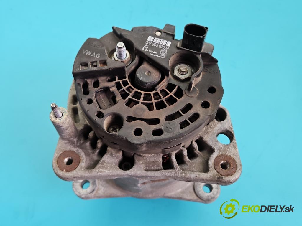 Skoda Fabia I 1999-2007 1.4 16V 75 HP manual 55 kW 1390 cm3 5- Alternator 037903025M (Alternátor)