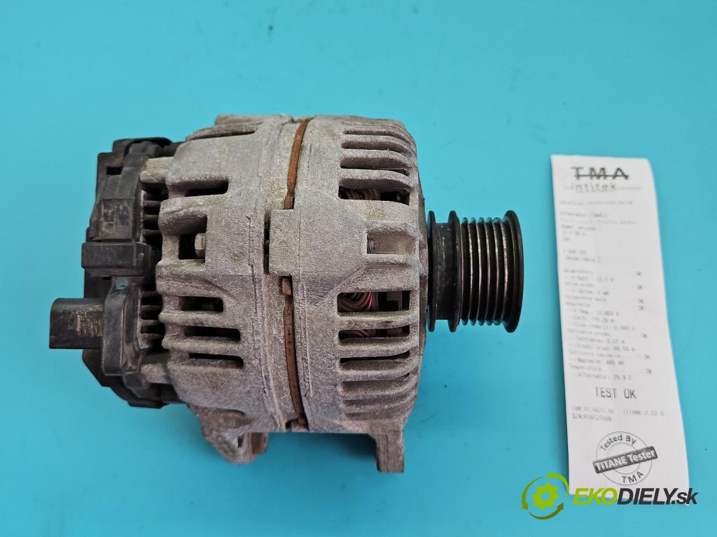 Skoda Fabia I 1999-2007 1.4 16V 75 HP manual 55 kW 1390 cm3 5- Alternator 037903025M (Alternátor)