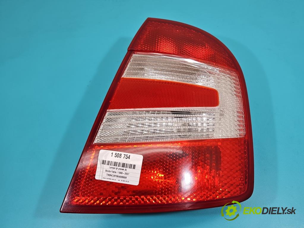 Skoda Fabia I 1999-2007 1.4 16V 75 hp manual 55 kW 1390 cm3 5- světlo zadní pravé 6Y6945096D (Klika dveří ostatní)