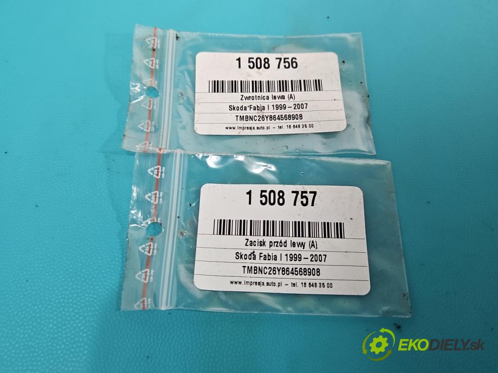 Skoda Fabia I 1999-2007 1.4 16V 75 HP manual 55 kW 1390 cm3 5- náboj ľavé  (Náboj kolesa)
