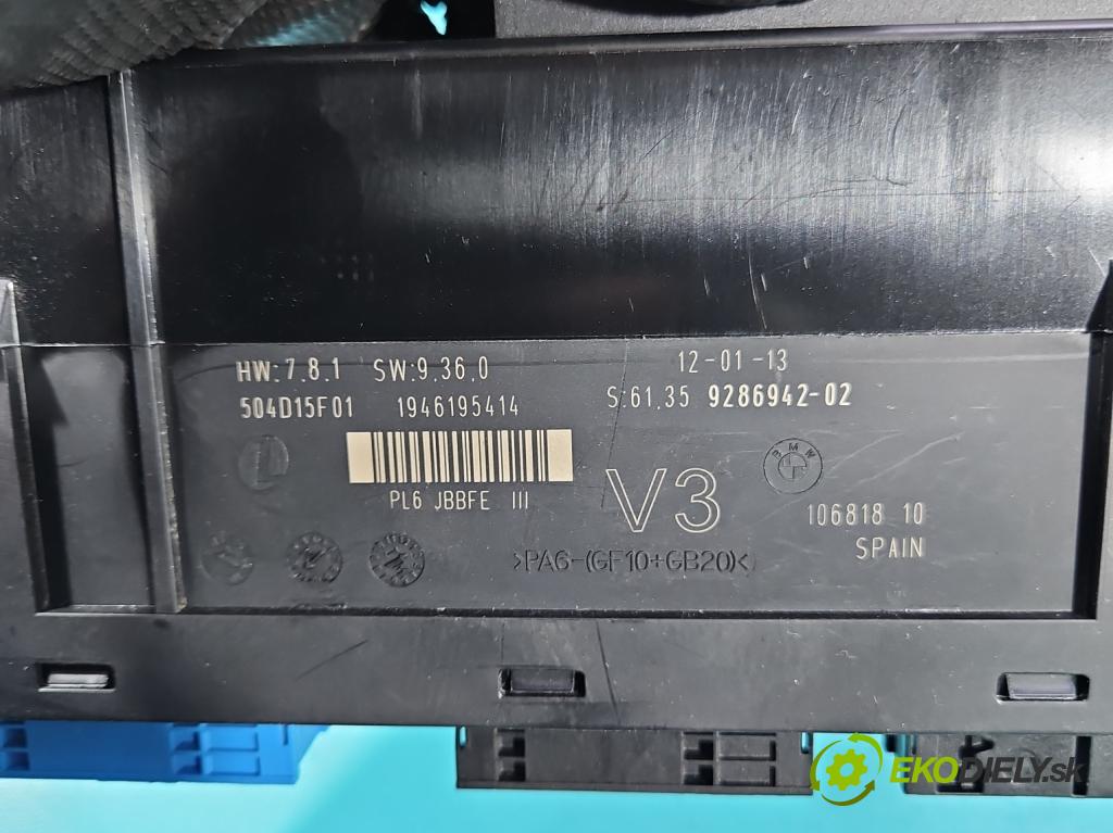Bmw 5 F10 2010-2017 2.0b 184hp automatic 135 kW 1997 cm3 4- riadiaca jednotka komfortu 504D15F01