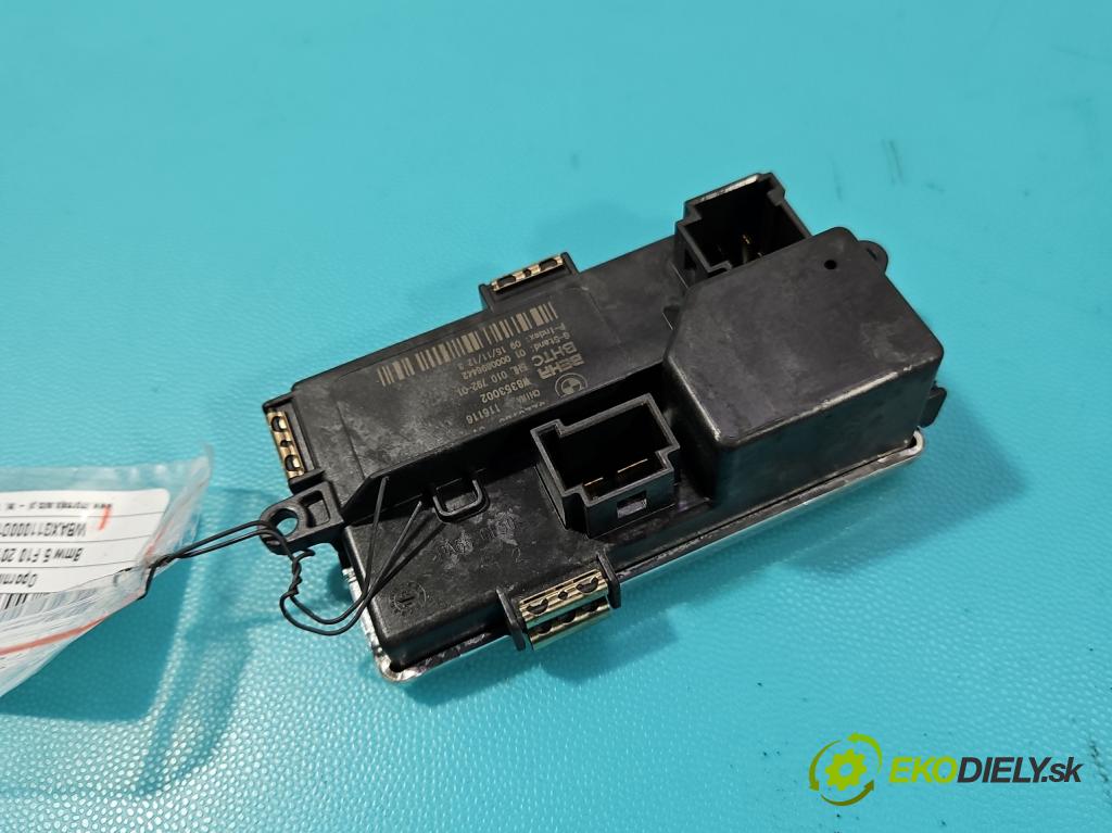 Bmw 5 F10 2010-2017 2.0b 184 hp automatic 135 kW 1997 cm3 4- rezistor 9226780