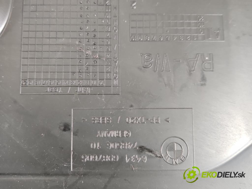 Bmw 5 F10 2010-2017 2.0b 184hp automatic 135 kW 1997 cm3 4- torpédo 748506 (Torpédo (plast pod čelným sklom))