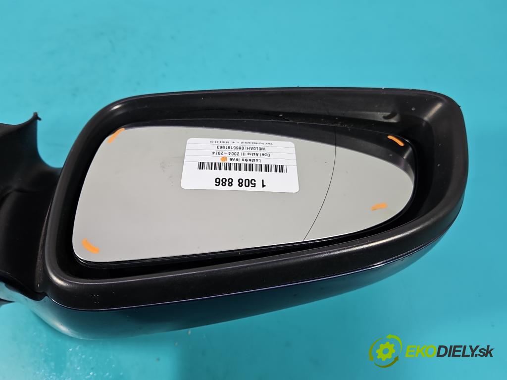 Opel Astra III 2004-2014 1.8 16V 125 HP manual 92 kW 1796 cm3 3- zrkadlo ľavé 13140673 (Kľučka dverí ostatné)