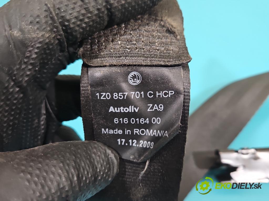 Skoda Octavia II 2004-2013 1.9 tdi 105 HP manual 77 kW 1896 cm3 5- pas bezpečnosť: predné ľavý 1Z0857701C