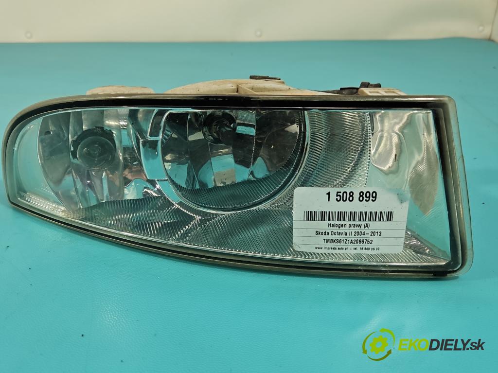 Skoda Octavia II 2004-2013 1.9 tdi 105 hp manual 77 kW 1896 cm3 5- Halogen pravý  (Klika dveří ostatní)