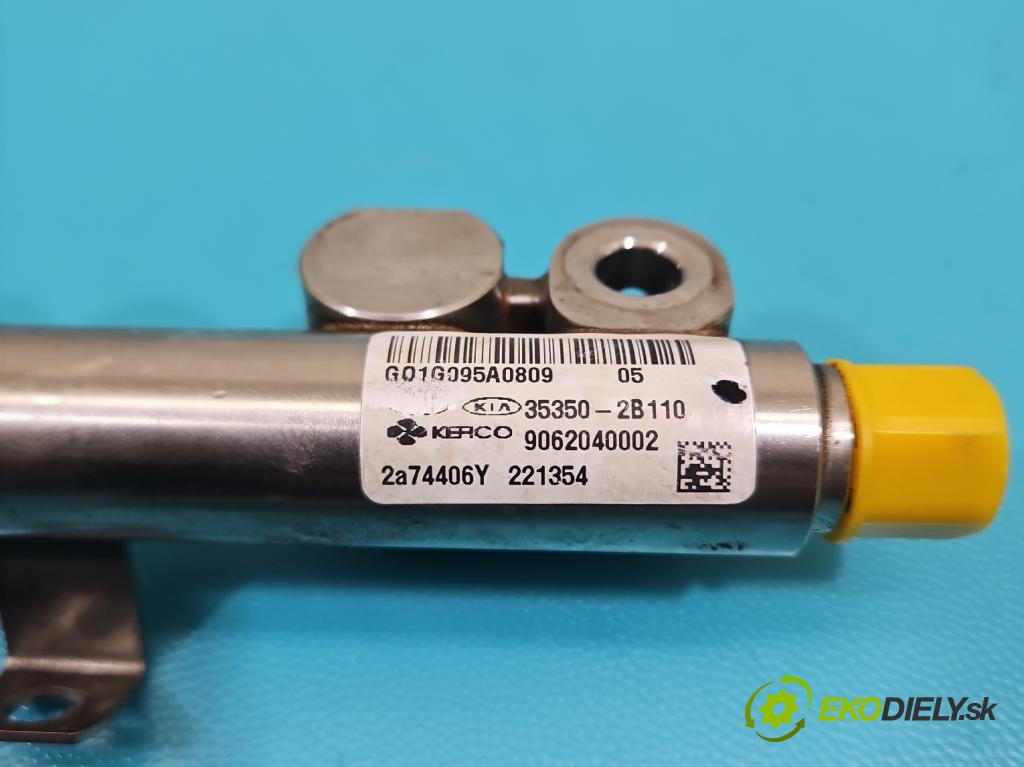 Hyundai Tucson III 2015-2020 1.6 GDI 132  HP manual 97 kW 1591 cm3 5- lišta vstrekovacia 35350-2B110 (Vstrekovacia lišta)