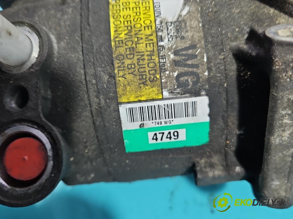 Opel Astra III 2004-2014 1.8 16V 125 HP manual 92 kW 1796 cm3 3- Kompresor: klimatizácie 13124749 (Kompresor klimatizácie)