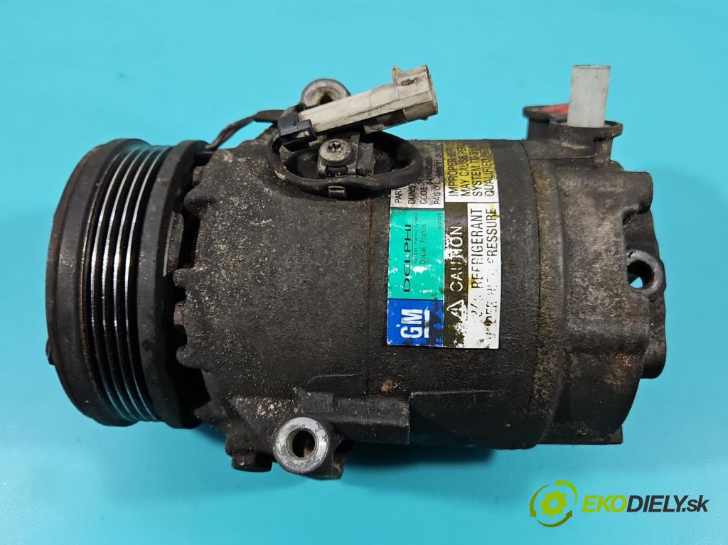 Opel Astra III 2004-2014 1.8 16V 125 HP manual 92 kW 1796 cm3 3- Kompresor: klimatizácie 13124749 (Kompresor klimatizácie)