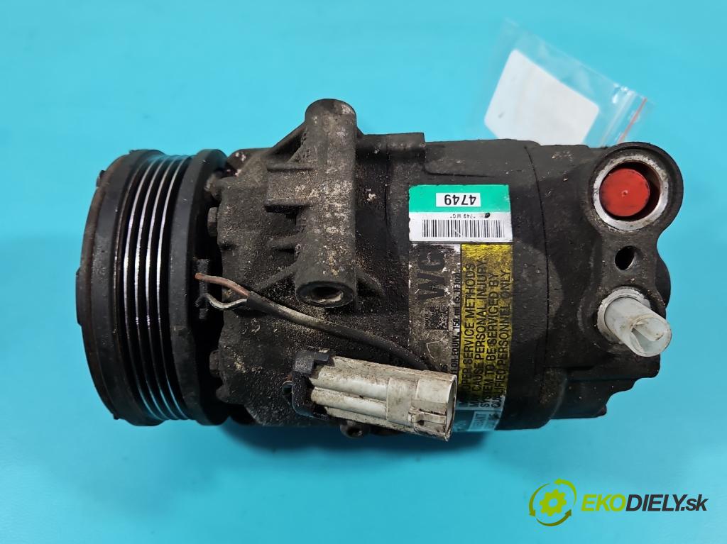 Opel Astra III 2004-2014 1.8 16V 125 HP manual 92 kW 1796 cm3 3- Kompresor: klimatizácie 13124749 (Kompresor klimatizácie)