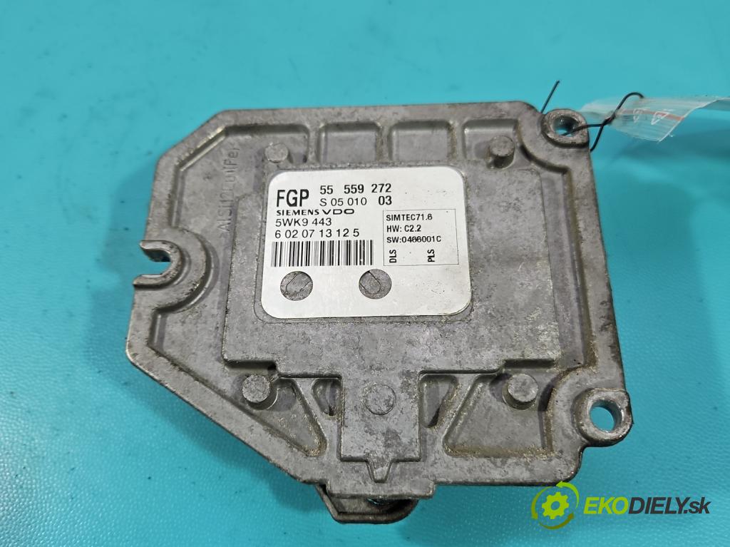 Opel Astra III 2004-2014 1.8 16V 125 HP manual 92 kW 1796 cm3 3- riadiaca jednotka motora 55559272