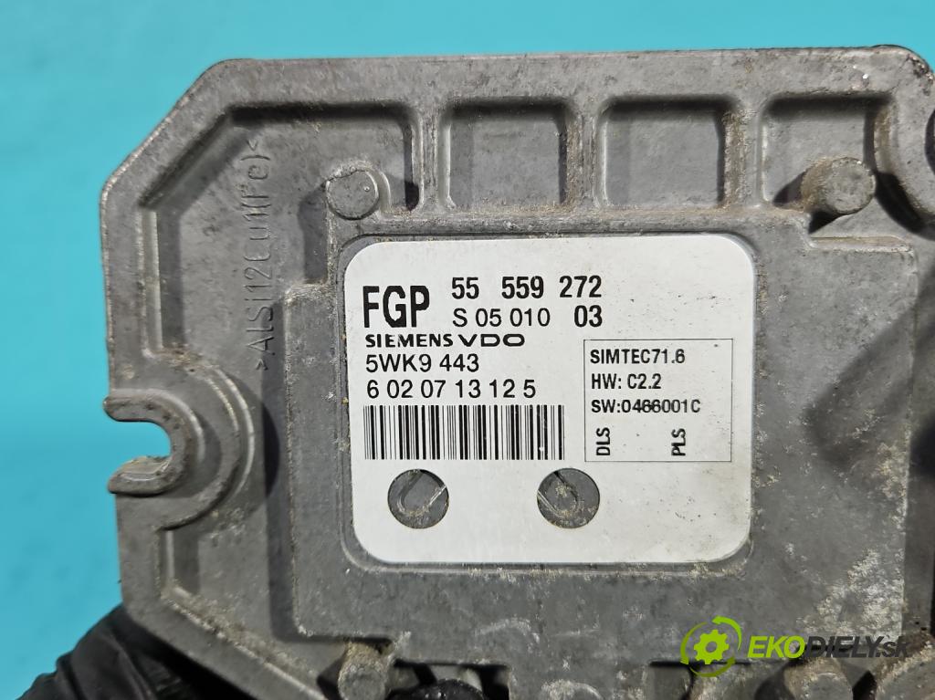 Opel Astra III 2004-2014 1.8 16V 125 HP manual 92 kW 1796 cm3 3- riadiaca jednotka motora 55559272