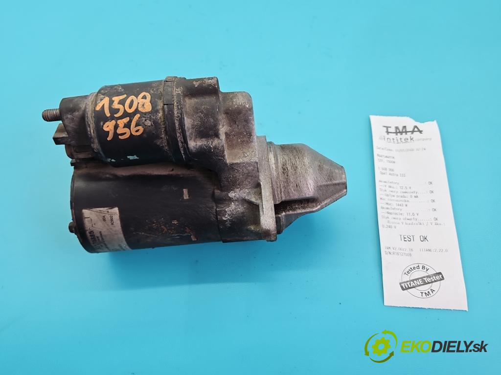 Opel Astra III 2004-2014 1.8 16V 125 HP manual 92 kW 1796 cm3 3- štartér 93175885 (Štartér)
