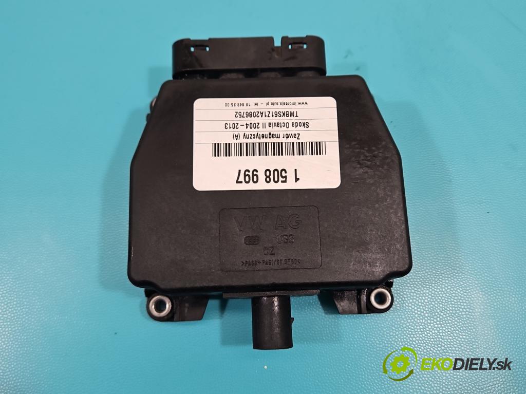 Skoda Octavia II 2004-2013 1.9 tdi 105 HP manual 77 kW 1896 cm3 5- ventil magnetické: 6Q0906625E (Ventil ostatné)