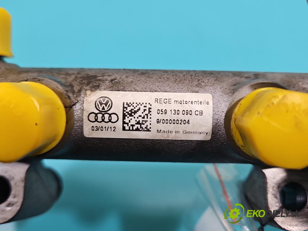Audi A6 C7 2011-2018 3.0 tdi 204 HP automatic 150 kW 2967 cm3 4- lišta vstrekovacia 059130090CB (Vstrekovacia lišta)