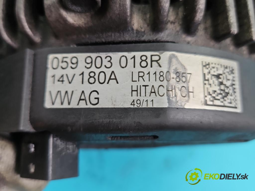 Audi A6 C7 2011-2018 3.0 tdi 204 HP automatic 150 kW 2967 cm3 4- Alternator 059903018R (Alternátor)
