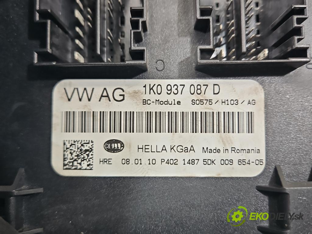 Skoda Octavia II 2004-2013 1.9 tdi 105 HP manual 77 kW 1896 cm3 5- riadiaca jednotka komfortu 1K0937087D