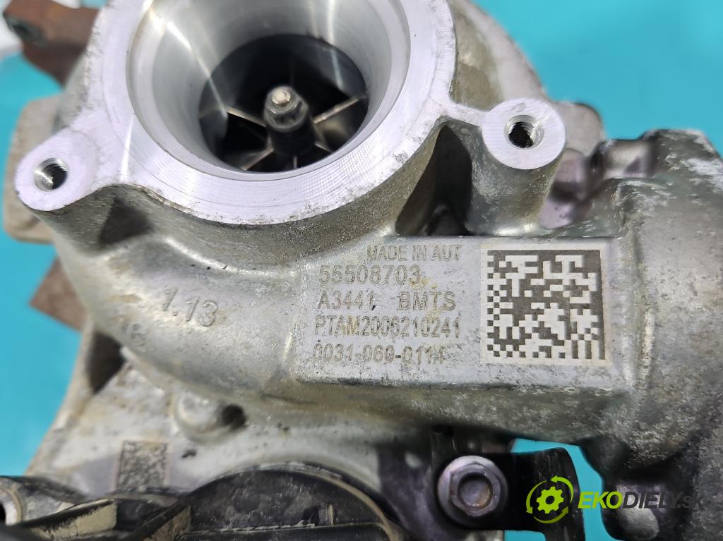 Opel Astra V  2015-2022 1.5 cdti 105 HP manual 77 kW 1496 cm3 5- turbodúchadlo, turbo 55508703 (Turbodúchadlo (kompletné))