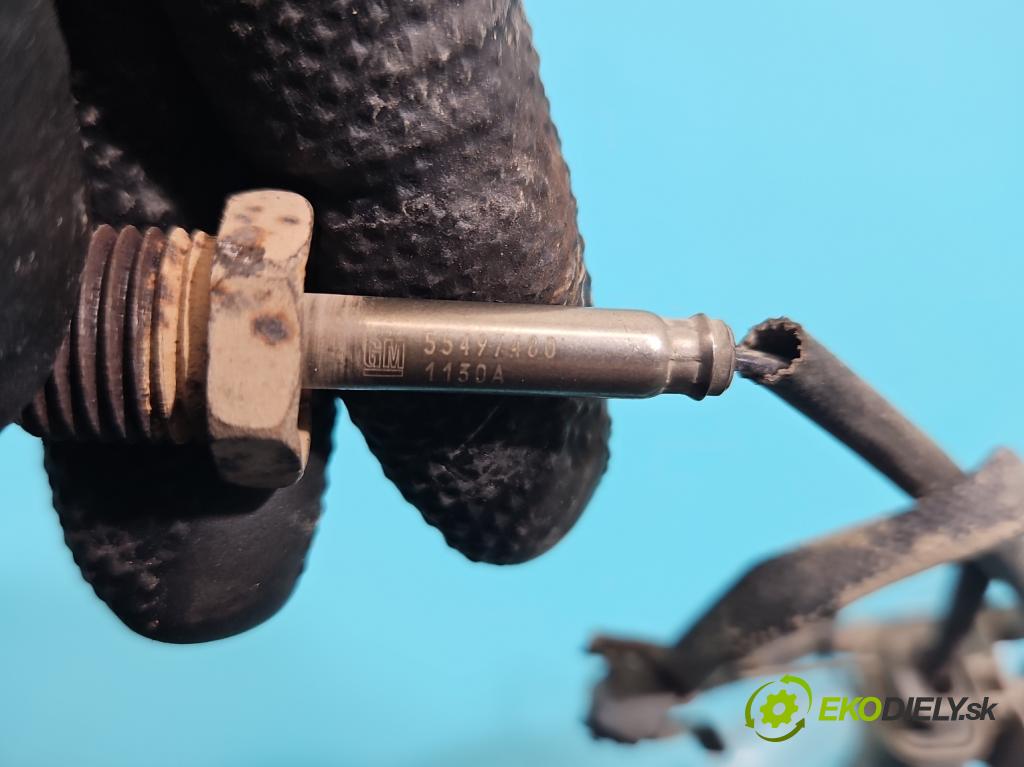 Opel Astra V  2015-2022 1.5 cdti 105 HP manual 77 kW 1496 cm3 5- snímač teploty: výfukové 55497480 (Snímač)