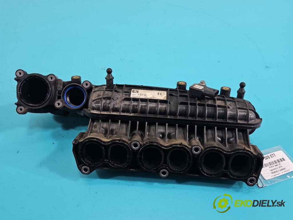 Opel Astra V  2015-2022 1.5 cdti 105 hp manual 77 kW 1496 cm3 5- potrubí sací 55511510 (Sací potrubí)