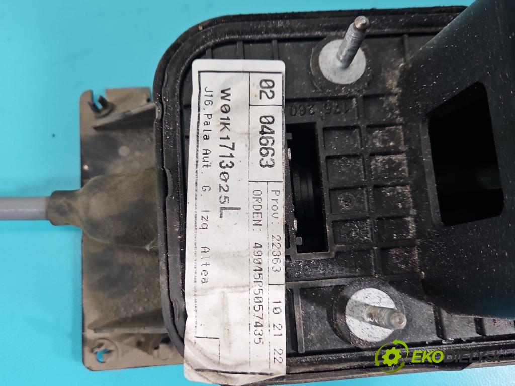 Seat Altea 2.0 tdi 140 HP automatic 103 kW 1968 cm3 5- Páka: Změny: stupeň,rýchlosť 1K1713025L (Rýchlostná páka (kulisa))