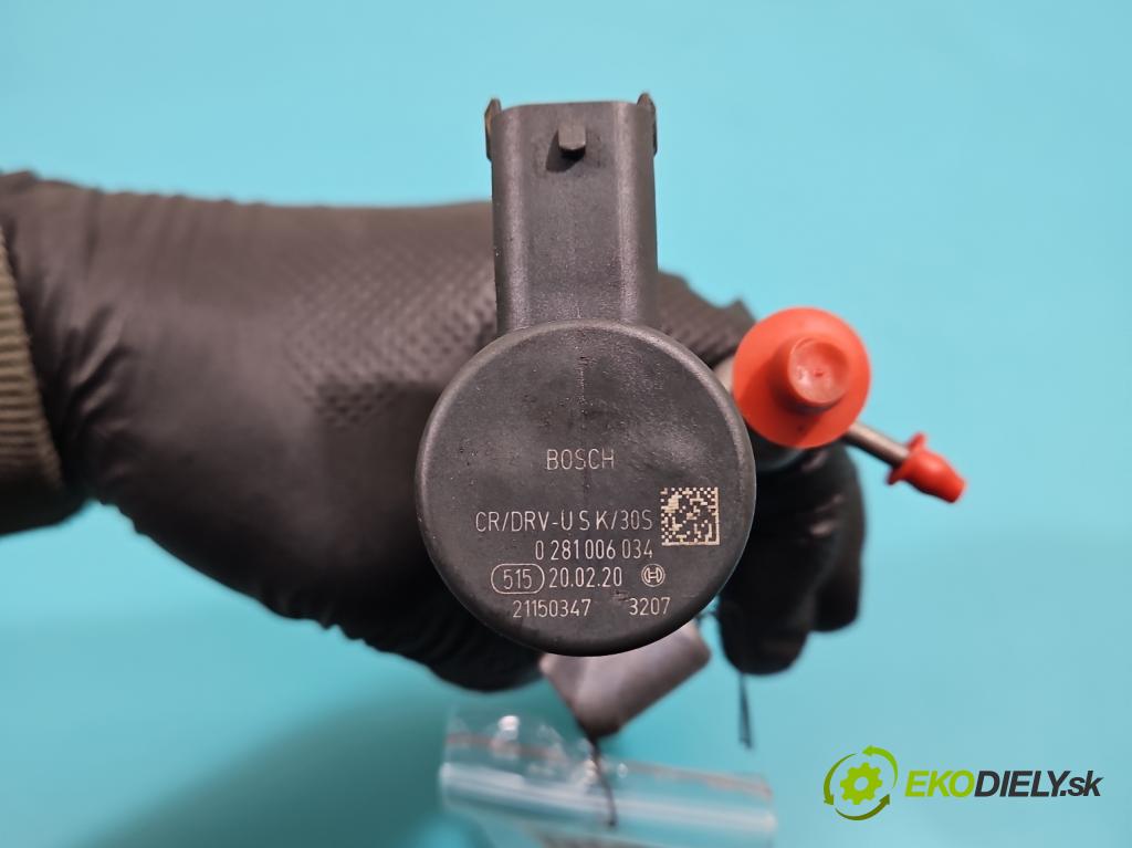 Opel Astra V  2015-2022 1.5 cdti 105 HP manual 77 kW 1496 cm3 5- lišta vstrekovacia 0445213035 (Vstrekovacia lišta)