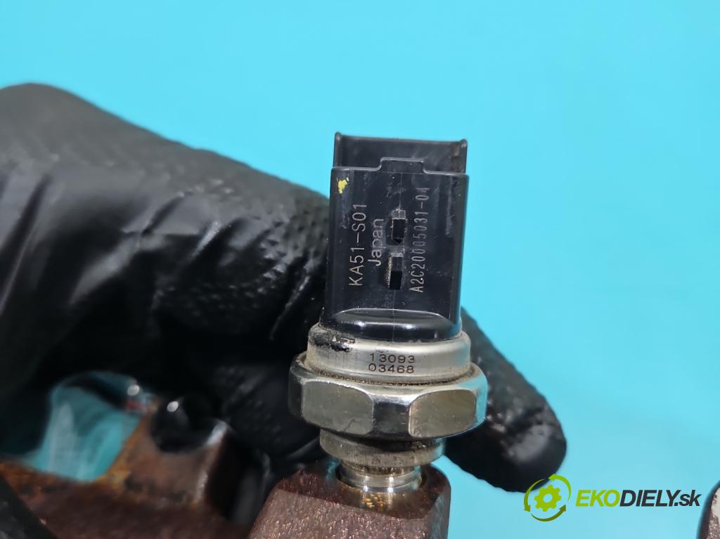 Renault Megane III 2008-2016 1.5 dci 110 HP manual 81 kW 1461 cm3 5- lišta vstrekovacia A2C27000234 (Vstrekovacia lišta)