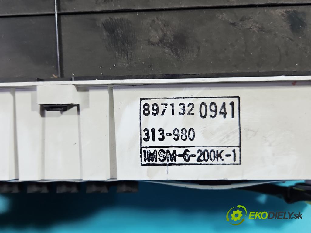 Opel Monterey 1992-1999 3.2 24V 177 HP manual 130 kW 3165 cm3 5- prístrojovka/ budíky 8971320941 (Prístrojová doska)