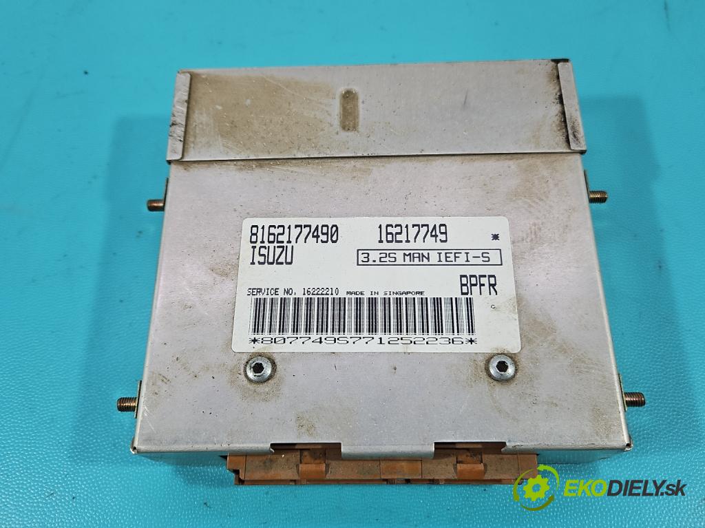 Opel Monterey 1992-1999 3.2 24V 177 HP manual 130 kW 3165 cm3 5- riadiaca jednotka motora 16217749