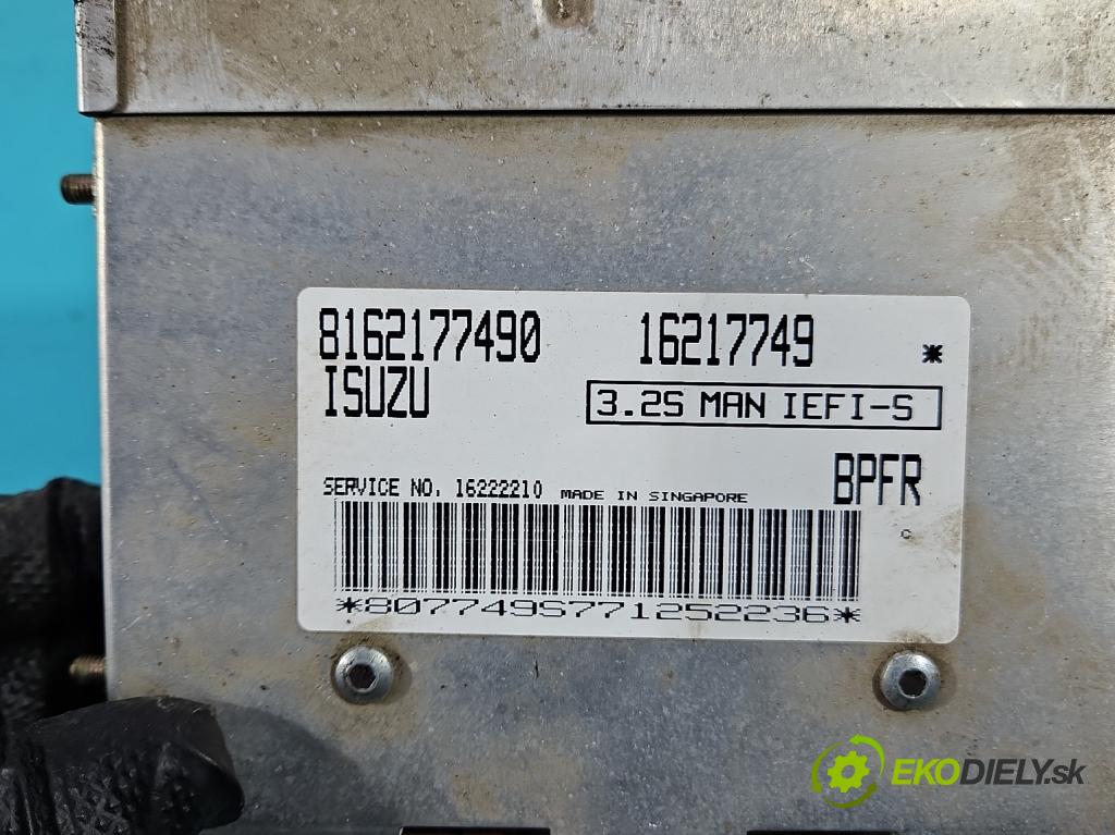 Opel Monterey 1992-1999 3.2 24V 177 HP manual 130 kW 3165 cm3 5- riadiaca jednotka motora 16217749