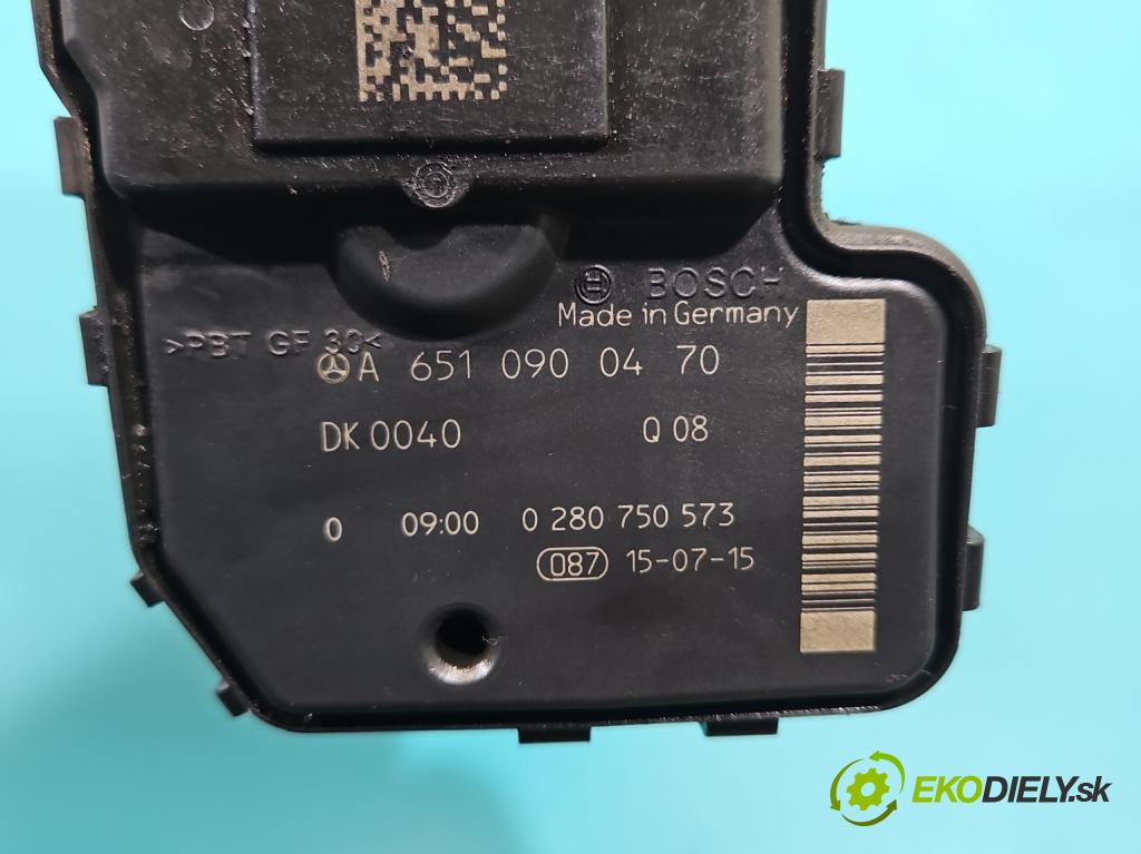 Mercedes E W212 2009-2016 2,2.0 CDI 136 HP automatic 100 kW 2143 cm3 5- klapka 0280750573 (Škrtiaca klapka)