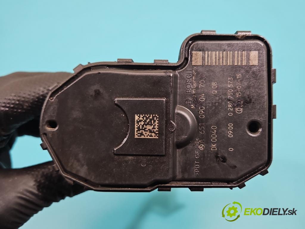 Mercedes E W212 2009-2016 2,2.0 CDI 136 HP automatic 100 kW 2143 cm3 5- klapka 0280750573 (Škrtiaca klapka)