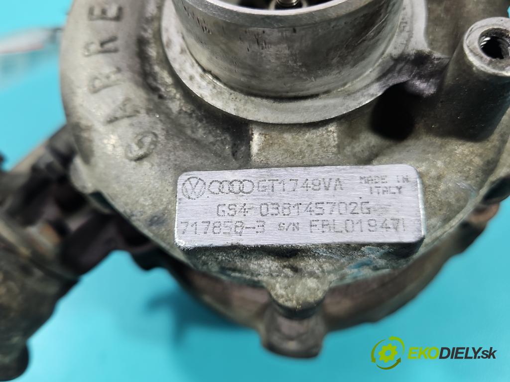 Vw Passat B5 1995-2005 1.9 tdi 101 HP manual 74 kW 1896 cm3 4- turbodúchadlo, turbo 717858-3 (Turbodúchadlo (kompletné))