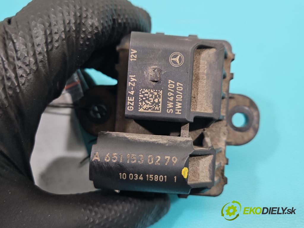 Mercedes E W212 2009-2016 2.2 CDI 136 HP automatic 100 kW 2143 cm3 5- Relé: svíčky: zařicích: A6511530279 (Relé)