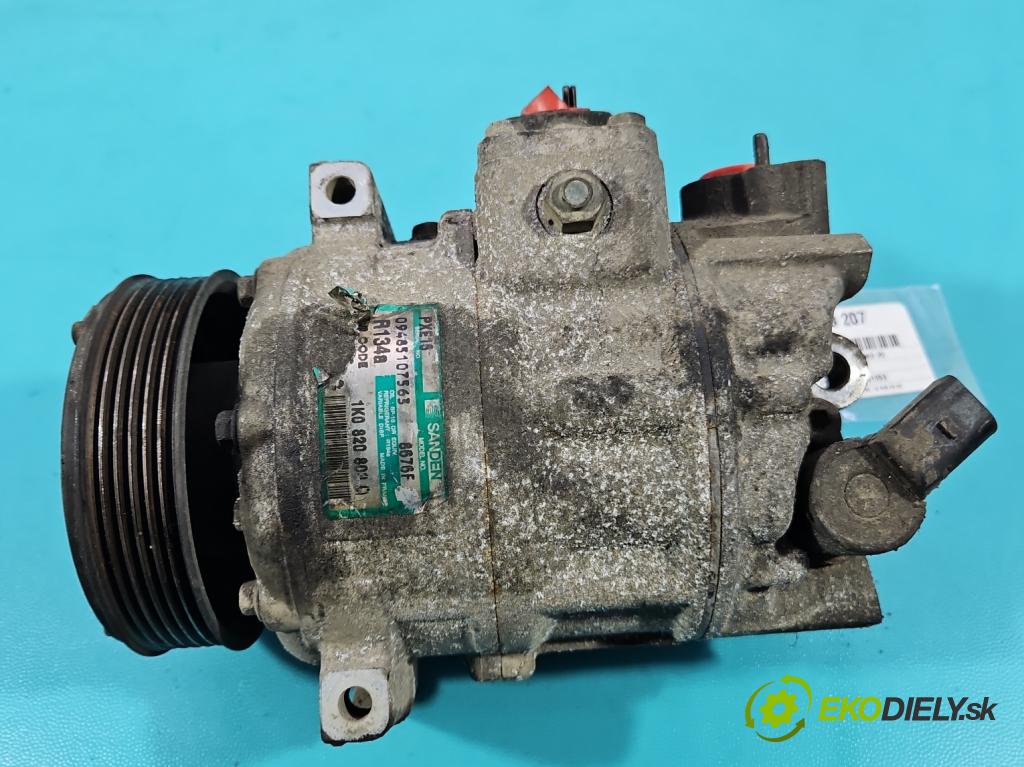 Seat Altea 2.0 tdi 140 HP automatic 103 kW 1968 cm3 5- Kompresor: klimatizácie 1K0820803Q (Kompresor klimatizácie)