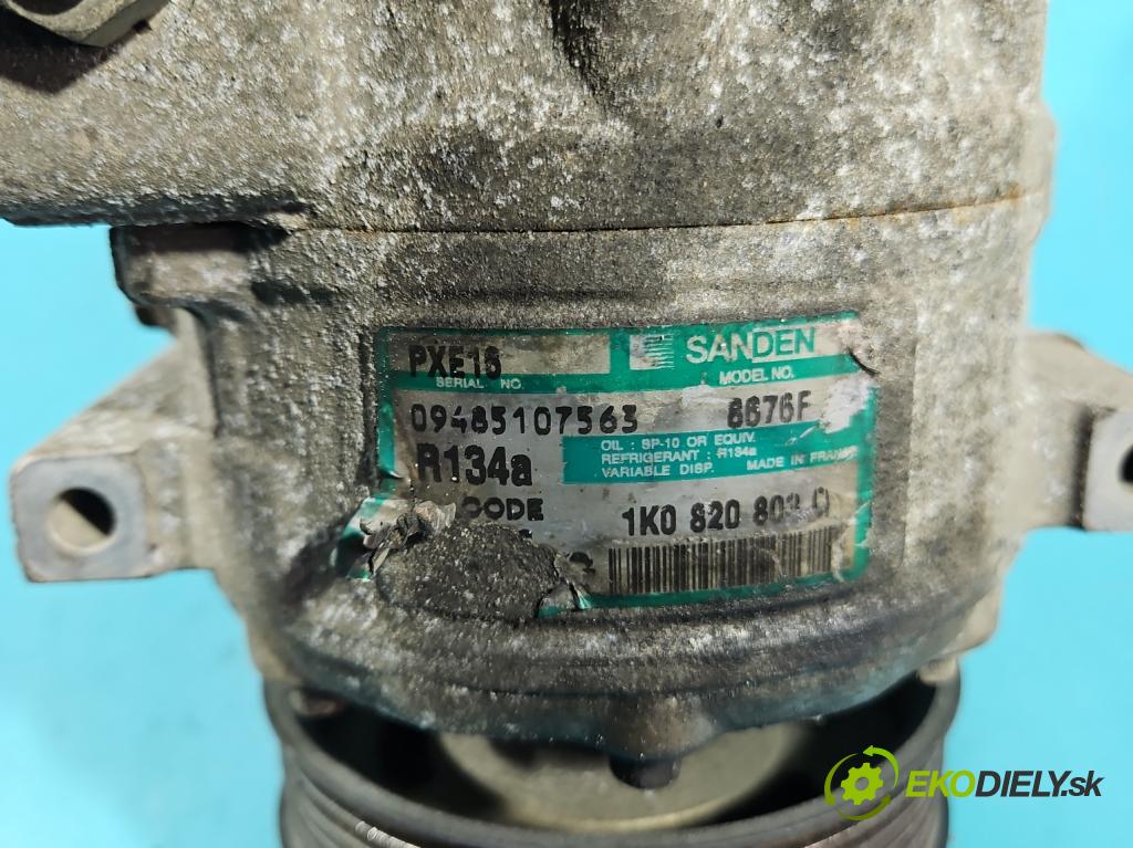 Seat Altea 2.0 tdi 140 HP automatic 103 kW 1968 cm3 5- Kompresor: klimatizácie 1K0820803Q (Kompresor klimatizácie)