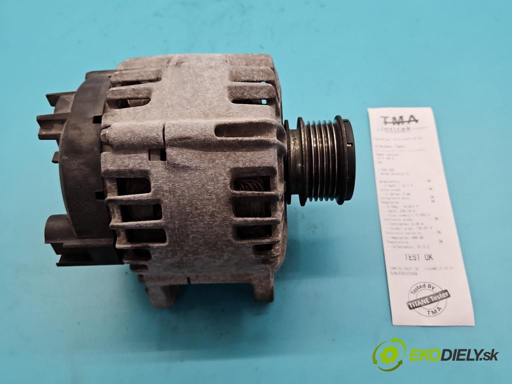 Skoda Octavia II 2004-2013 1.9 tdi 105 HP manual 77 kW 1896 cm3 5- Alternator 03L903023F (Alternátor)
