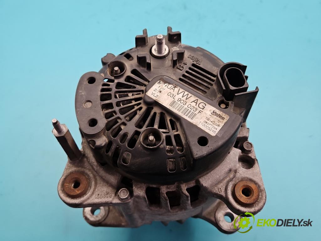 Skoda Octavia II 2004-2013 1.9 tdi 105 HP manual 77 kW 1896 cm3 5- Alternator 03L903023F (Alternátor)
