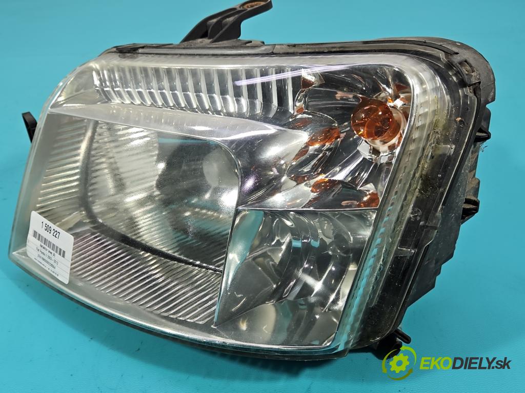 Fiat Panda II 2003-2012 1.1 54 hp manual 40 kW 1108 cm3 5- světlo levý  (Klika dveří ostatní)