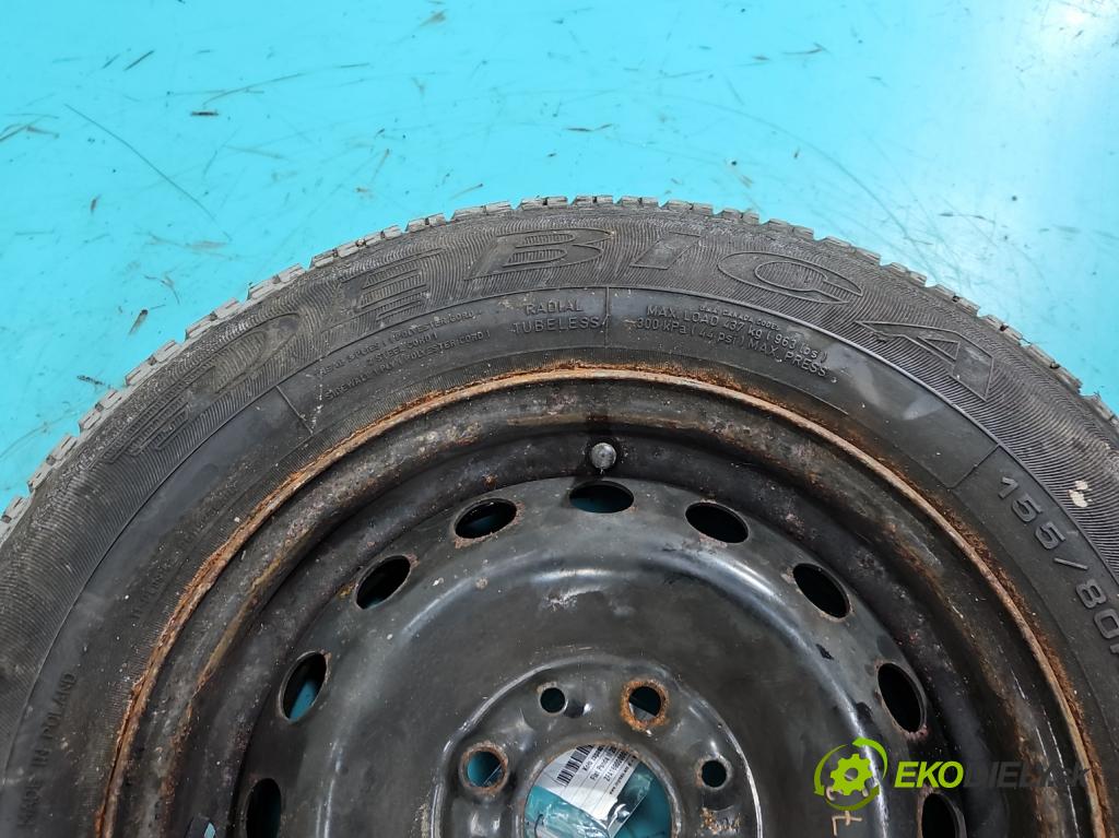 Fiat Panda II 2003-2012 1.1 54 hp manual 40 kW 1108 cm3 5- kolo náhradní 13"