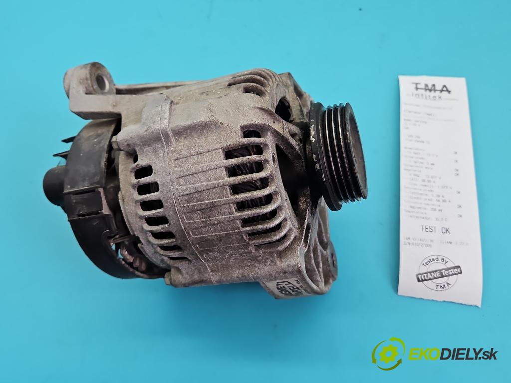 Fiat Panda II 2003-2012 1.1 54 HP manual 40 kW 1108 cm3 5- Alternator  (Alternátor)