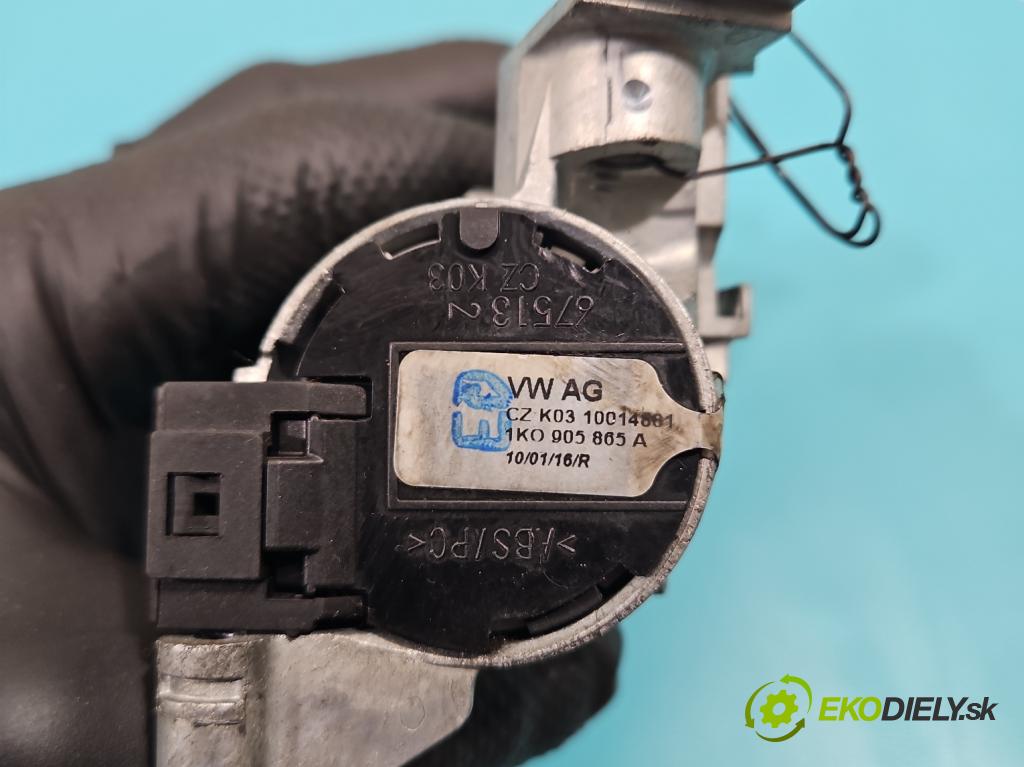 Skoda Octavia II 2004-2013 1.9 tdi 105 HP manual 77 kW 1896 cm3 5- Spínačka 1K0905851B (Spínacia skrinka)