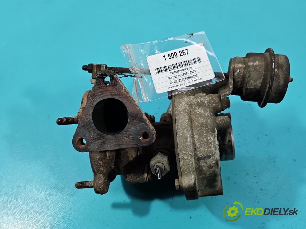 Vw Golf IV 1997-2003 1.9 tdi 90 HP manual 66 kW 1896 cm3 5- turbodúchadlo, turbo K03-015 (Turbodúchadlo (kompletné))