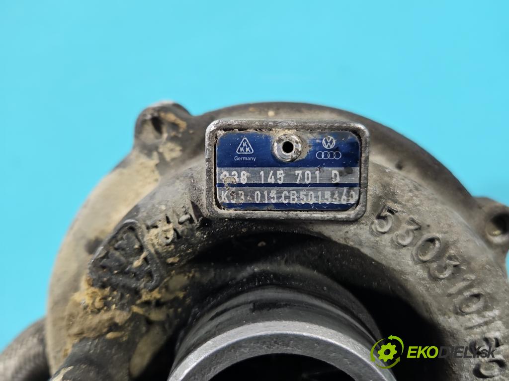 Vw Golf IV 1997-2003 1.9 tdi 90 HP manual 66 kW 1896 cm3 5- turbodúchadlo, turbo K03-015 (Turbodúchadlo (kompletné))