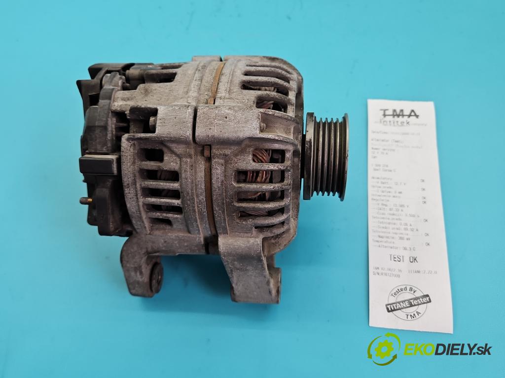 Opel Corsa C 2000-2006 1.0 12v 58 hp manual 43 kW 973 cm3 5- Alternator 0124225041 (Alternátor)