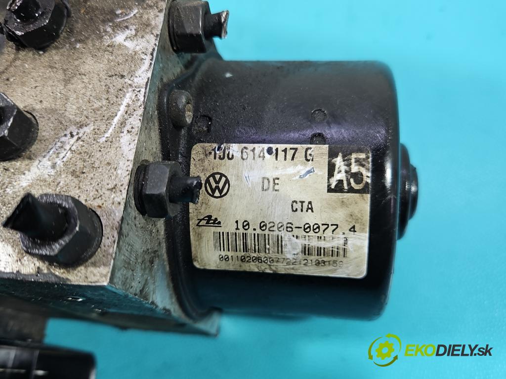 Vw Golf IV 1997-2003 1.9 tdi 101 HP manual 74 kW 1896 cm3 5- čerpadlo abs 1J0614517G (Pumpa ABS)